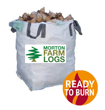 Bulk bag of kiln-dried hardwood logs