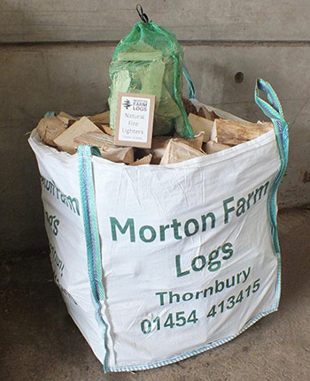 Kild-dried hardwood logs